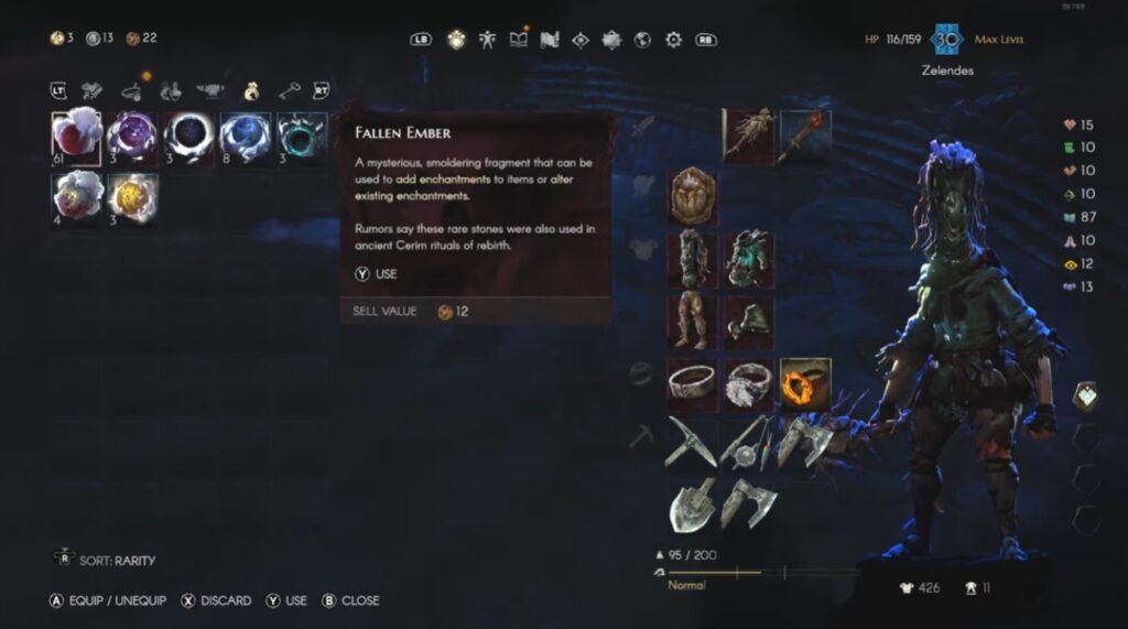 How to Use and Farm Embers in No Rest for the Wicked