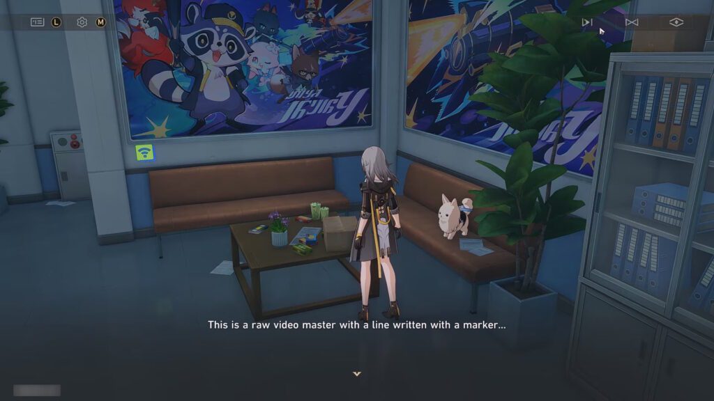 Investigating the box | A Bouquet for the Blessed in Honkai Star Rail