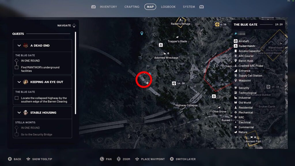Bilguun's Hideout map location in Keeping an Eye Out quest | ARC Raiders