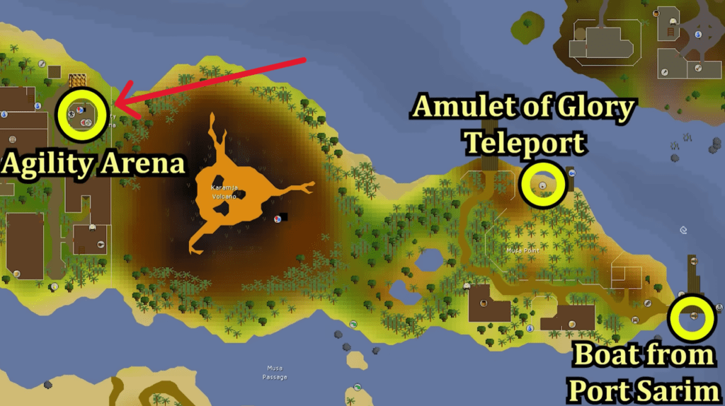 Location of the Brimhaven Agility Arena.