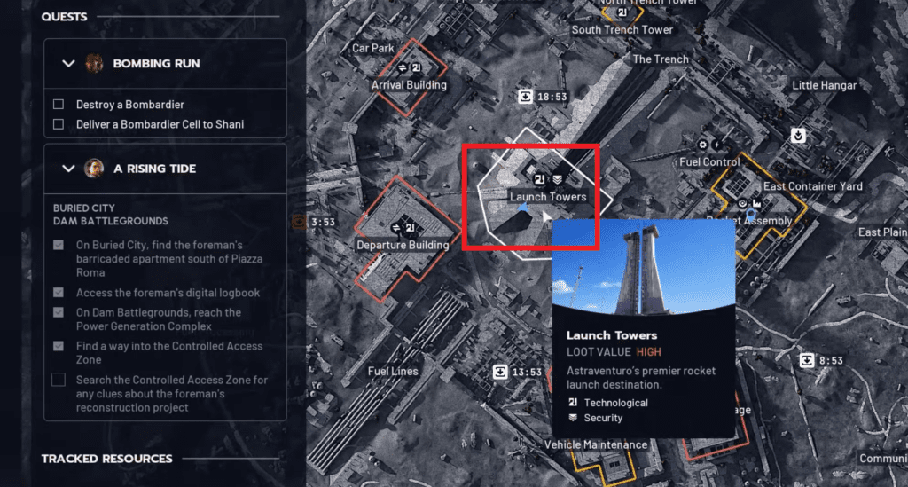 Third location of Spaceport.