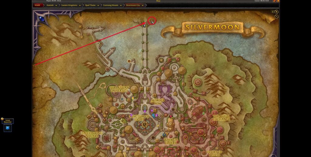 The Shining Span in World of Warcraft: Midnight