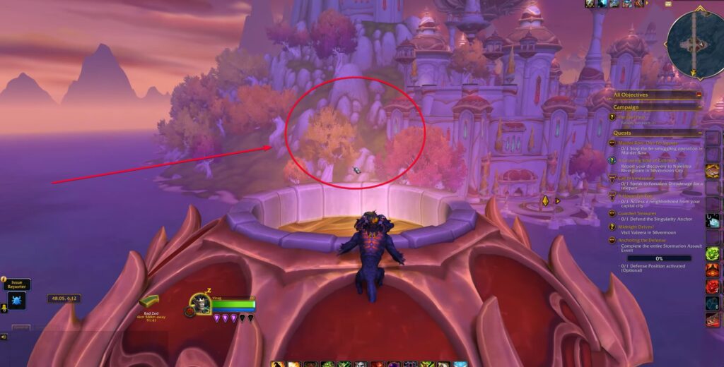 The Shining Span glyph in World of Warcraft: Midnight