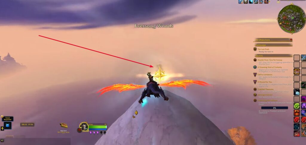 Silvermoon City glyph in World of Warcraft: Midnight