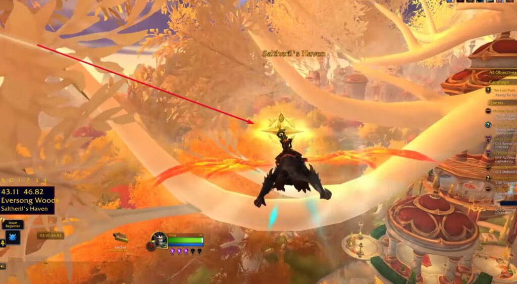 Fairbreeze Village glyph in World of Warcraft: Midnight