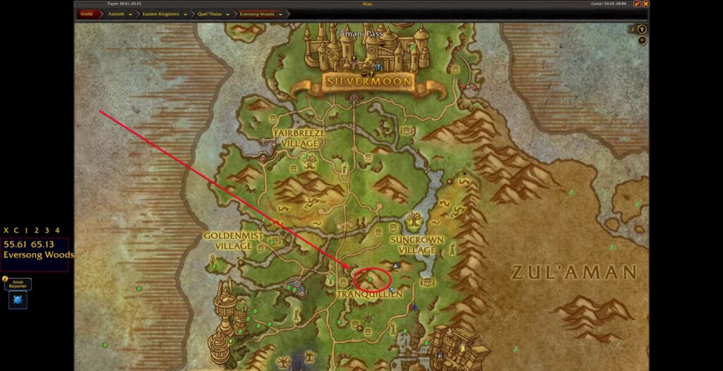 Tranquillien in World of Warcraft: Midnight