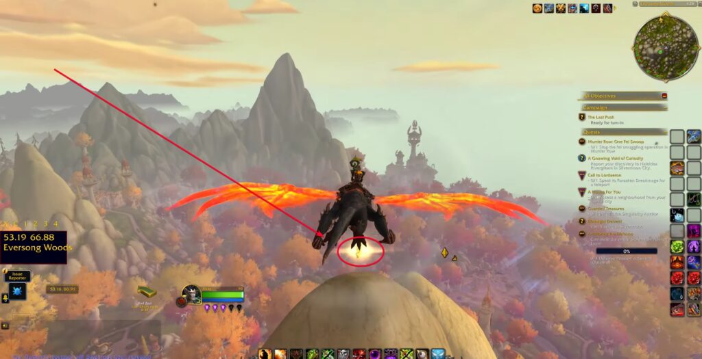 Tranquillien glyph in World of Warcraft: Midnight