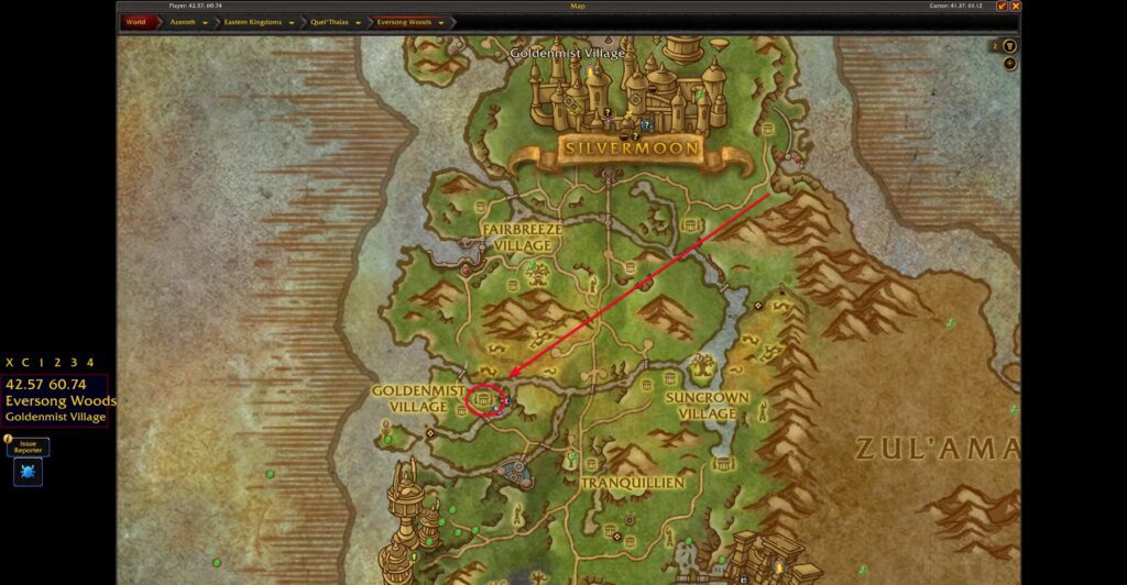 Goldenmist Village in World of Warcraft: Midnight