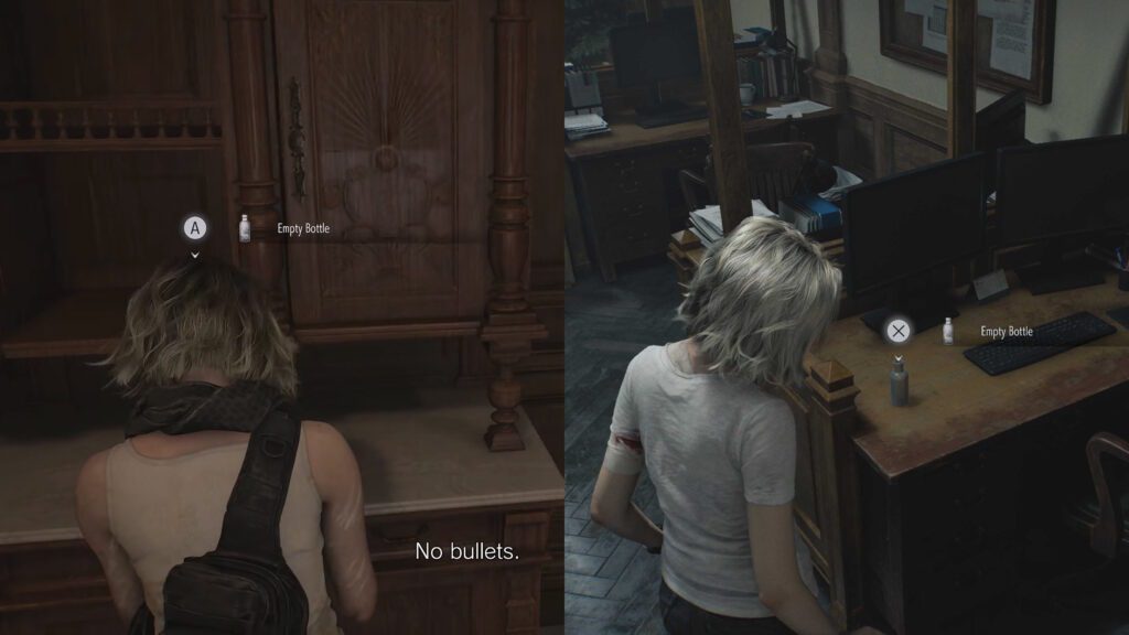 Two Empty Bottle locations in the Care Center | Resident Evil Requiem