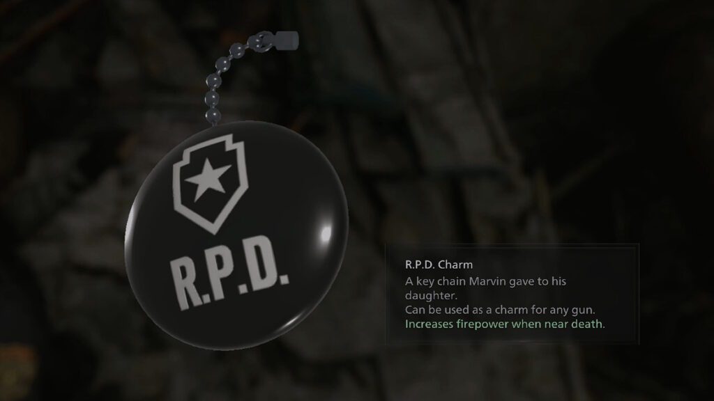 RPD Charm | Resident Evil Requiem