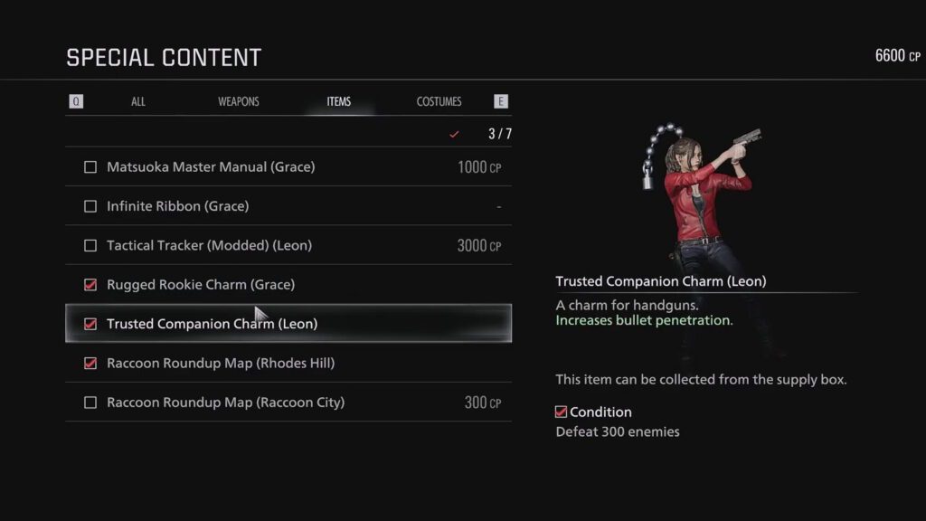 Trusted Companion Charm (Leon) | Resident Evil Requiem