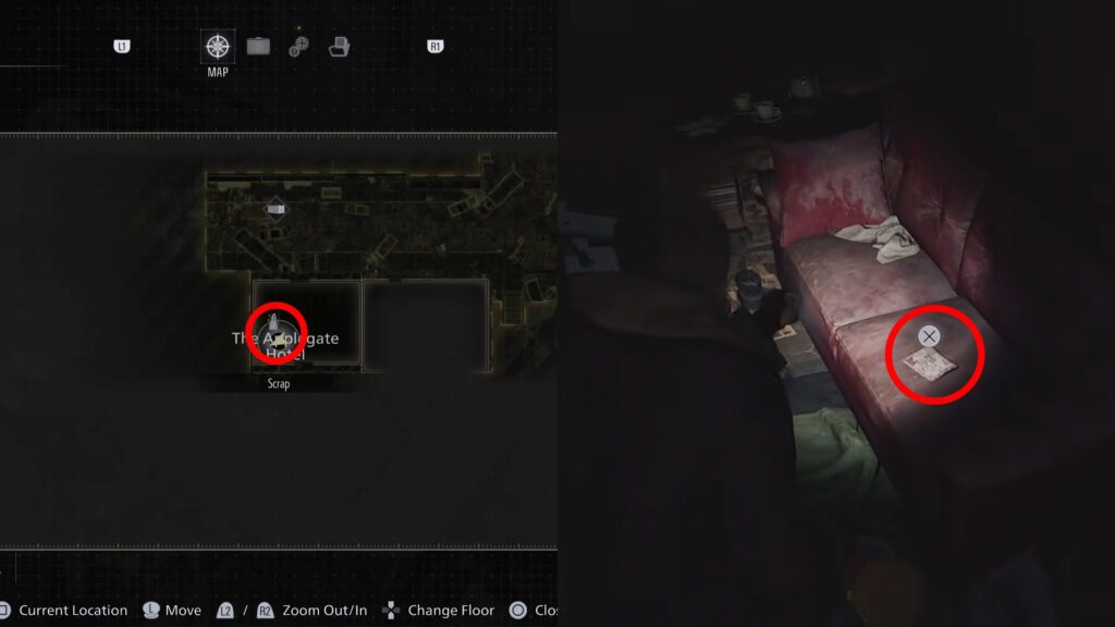 From Meryl to Mommy 1 letter location | Resident Evil Requiem