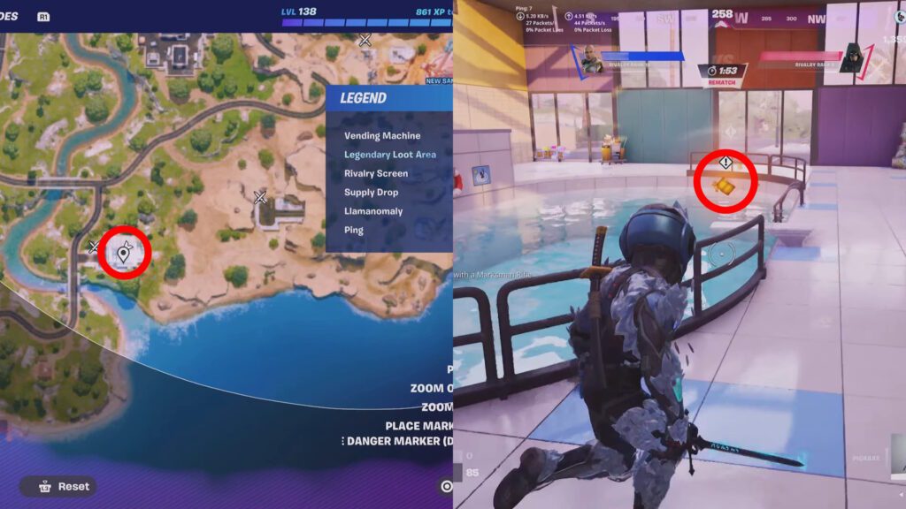 Fortnite Chaos Cubes Locations - New Sanctuary