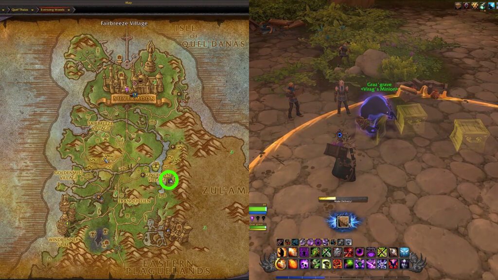 Third and final delivery location | WoW Midnight - Calling in the Cavalry quest