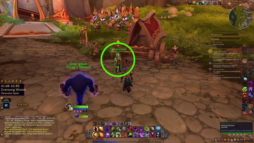 Dawnstar Overseer Alesil Dawnblood location | WoW Midnight - Calling in the Cavalry quest