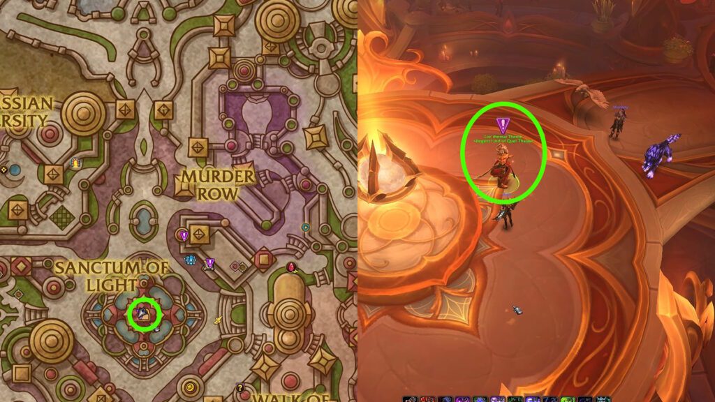 Lor'themar Theron Location | WoW Midnight