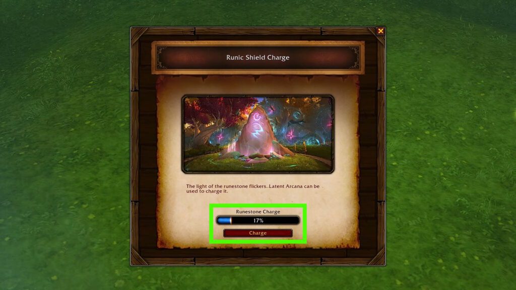 Runestone Runic Shield Charge | WoW Midnight