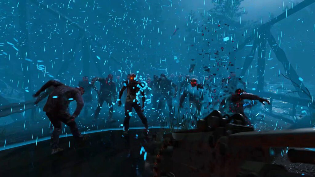Defender with barrier out | John Carpenter's Toxic Commando