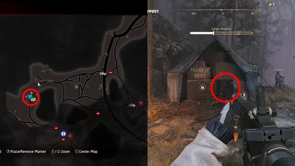 Can You See? Tent location | John Carpenter's Toxic Commando