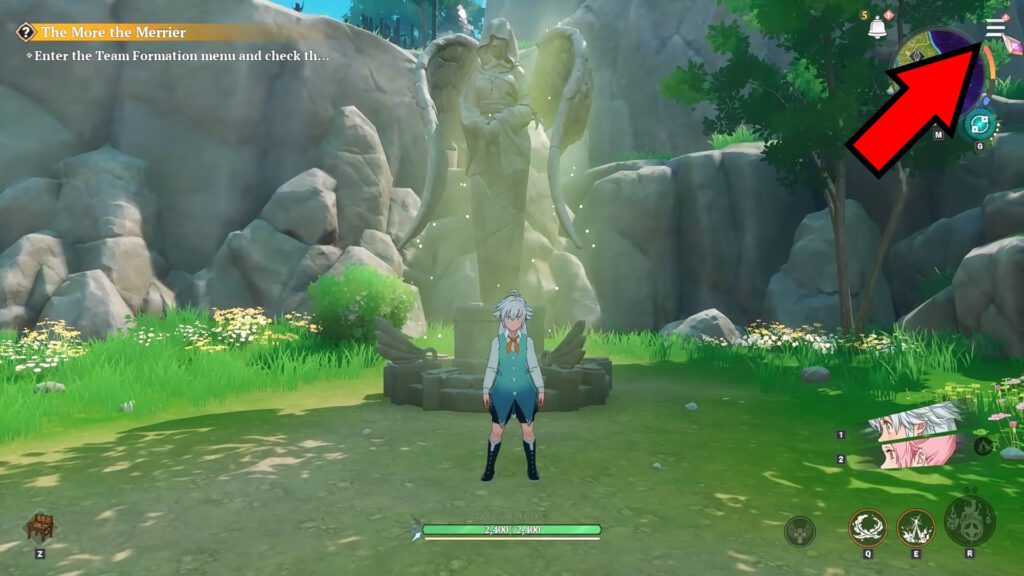 Menu button | The Seven Deadly Sins:  Origin