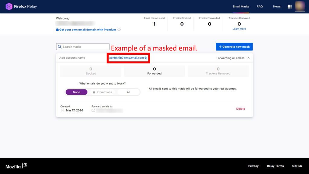 Firefox Relay masked email | The Seven Deadly Sins Origin Reroll Guide