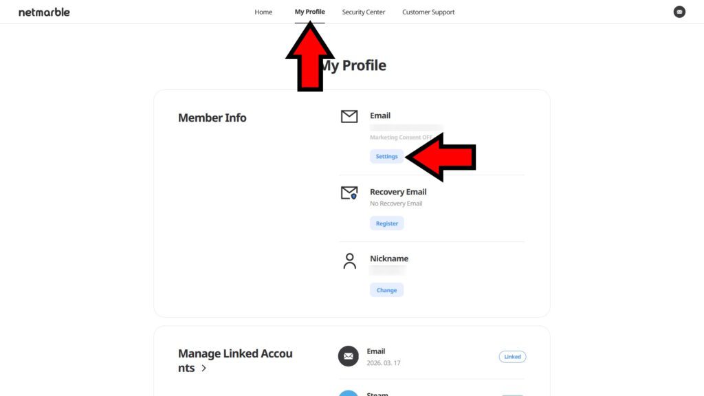 How to change email | The Seven Deadly Sins Origin Reroll Guide