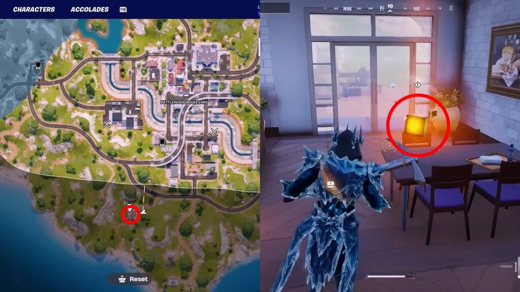Fortnite Chaos Cubes Locations - Battlewood Boulevard