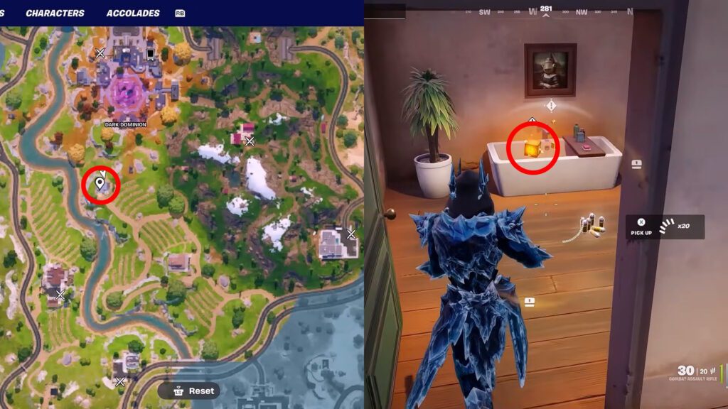 Fortnite Chaos Cubes Locations - Dark Dominion