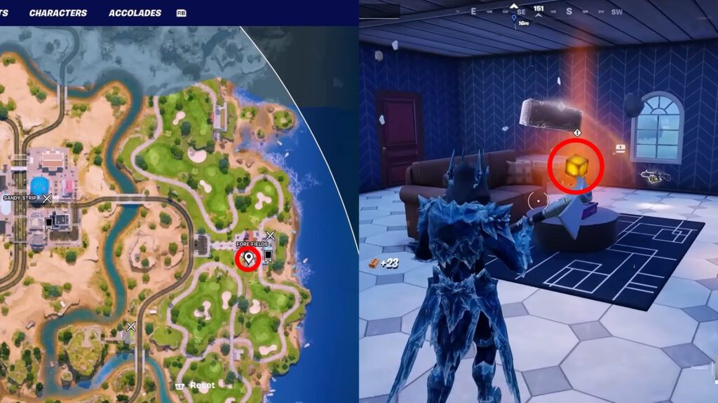 Fortnite Chaos Cubes Locations - Fore Fields