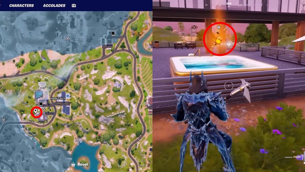 Fortnite Chaos Cubes Locations - Humble Hills