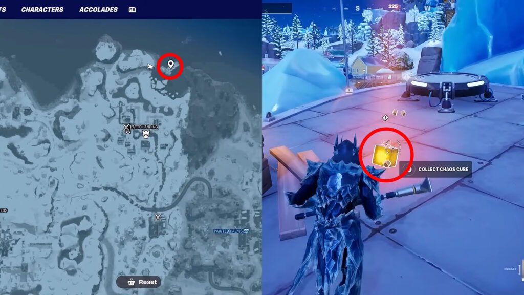 Fortnite Chaos Cubes Locations - Latte Landing