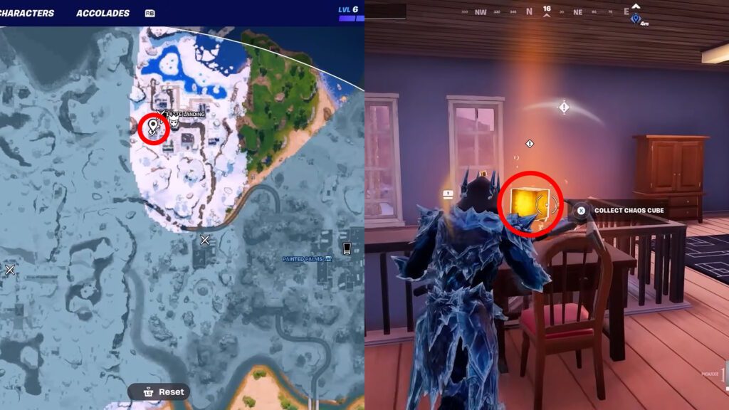 Fortnite Chaos Cubes Locations - Latte Landing