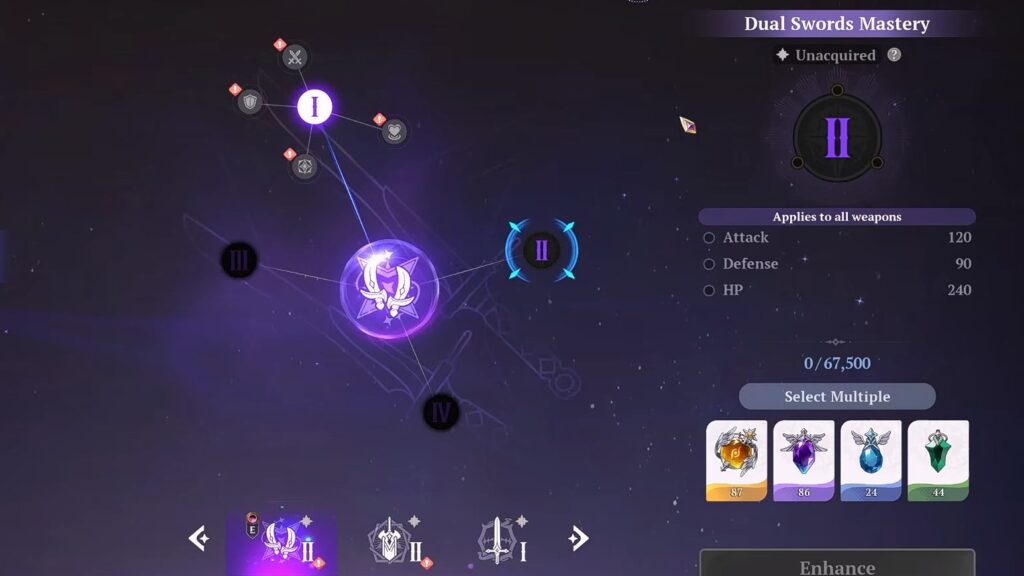 Mastery in 7DSO