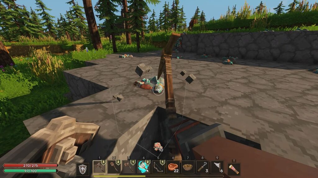 Copper vein in a Forest Island | Everwind