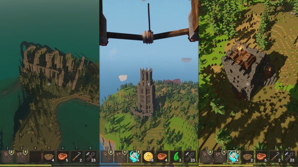 Various early-game POIs where you can find Crystals of Force | Everwind