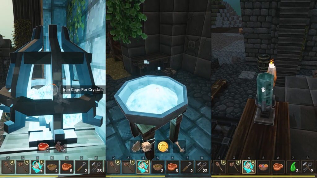Iron Cage for Crystals, Crystal Dust holder, and Runalite holder | Everwind