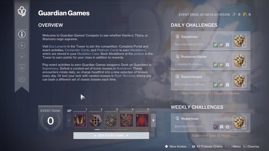 Portal Full | Destiny 2 - Guardian Games 2026