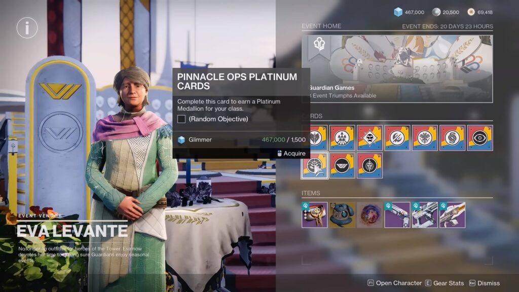Eva Levante, Event Cards | Destiny 2 - Guardian Games 2026