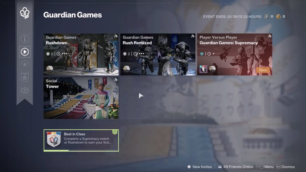 Guardian Games Activities - Play Now Portal | Destiny 2 - Guardian Games 2026