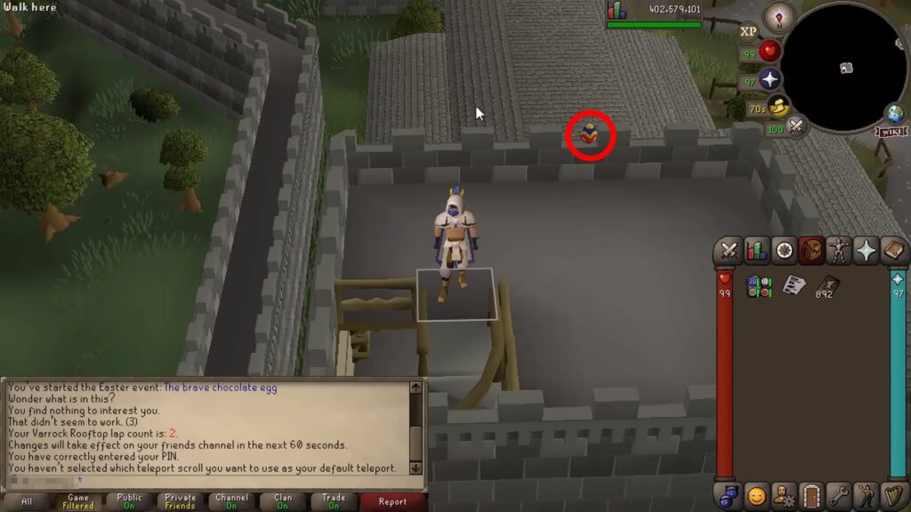 Varrock Church top | OSRS Easter Event 2026