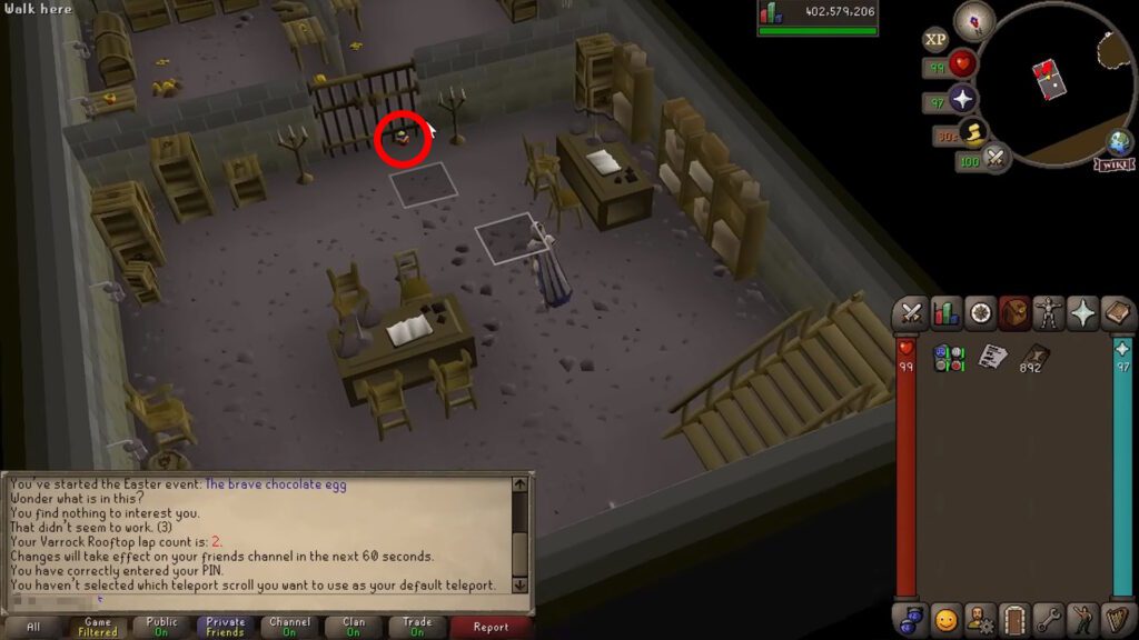 Archibald at West Varrock Bank | OSRS Easter Event 2026