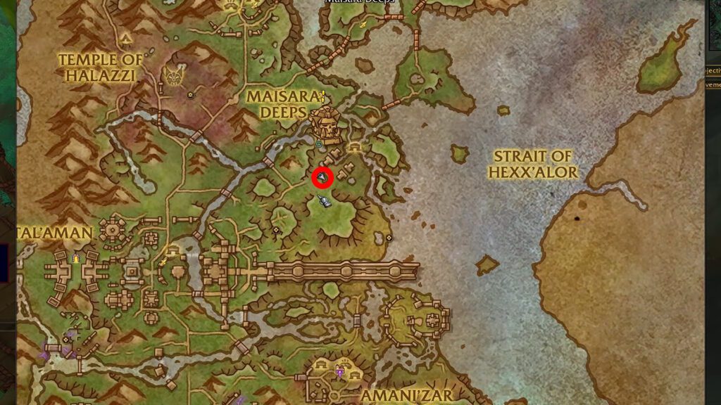 Abandoned Ritual Skull cave location | World of Warcraft - WoW: Midnight