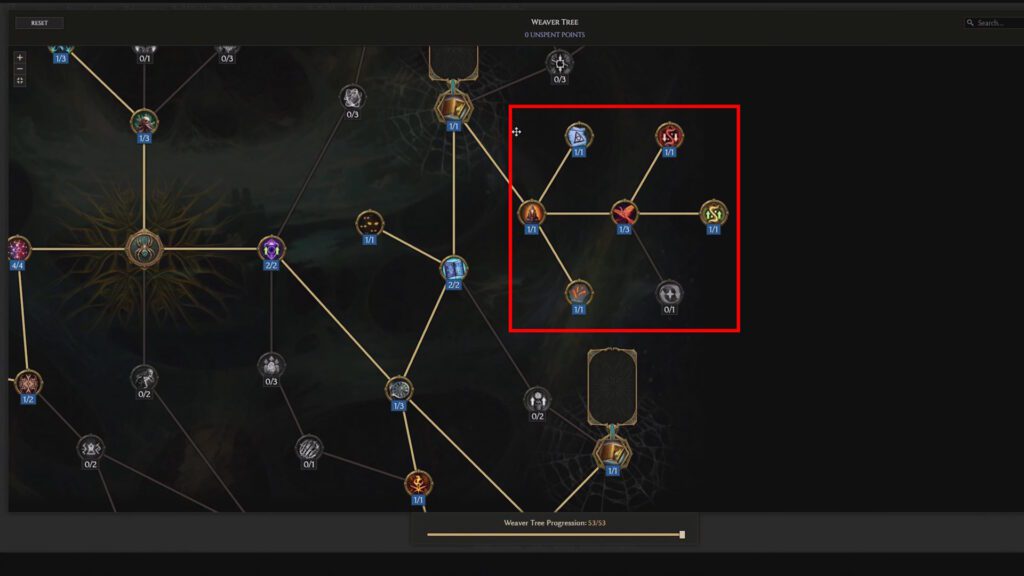 Echo Reward manipulation nodes in Weaver Tree | Last Epoch Season 4