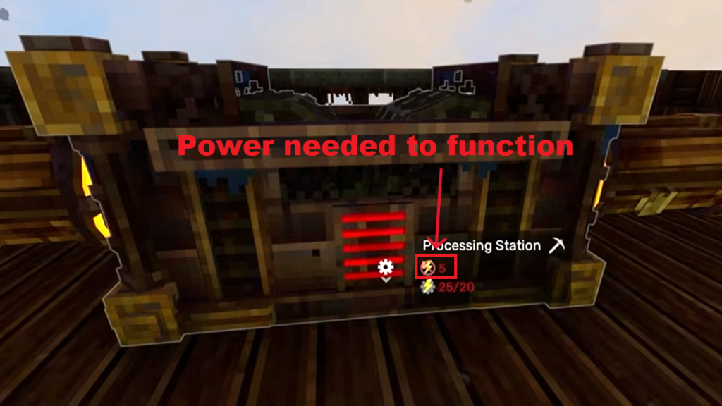 Processing Station power UI Explained. 