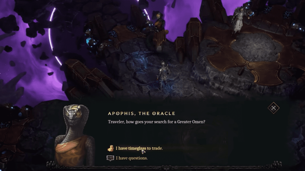 Apophis, The Oracle NPC.