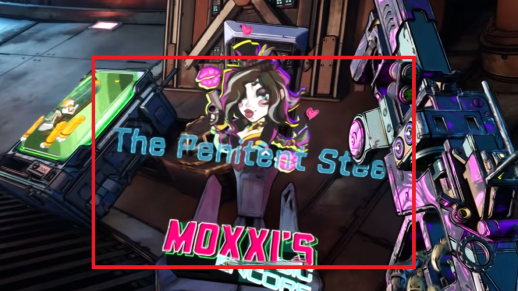 The Moxxi boss starting interface.