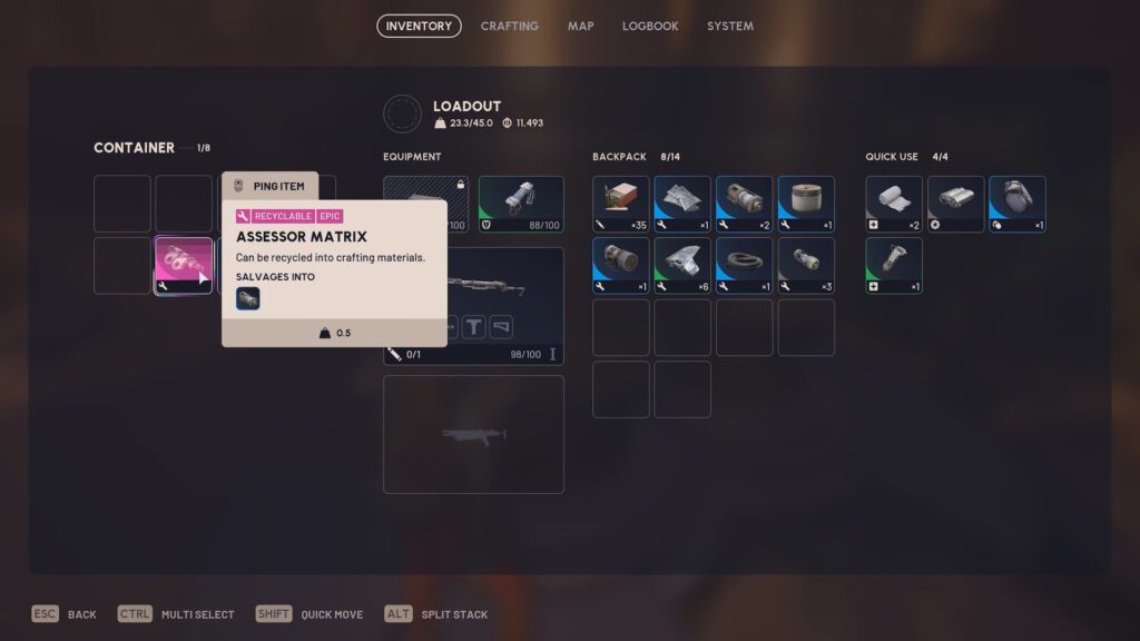 Assessor Matrix loot | ARC Raiders