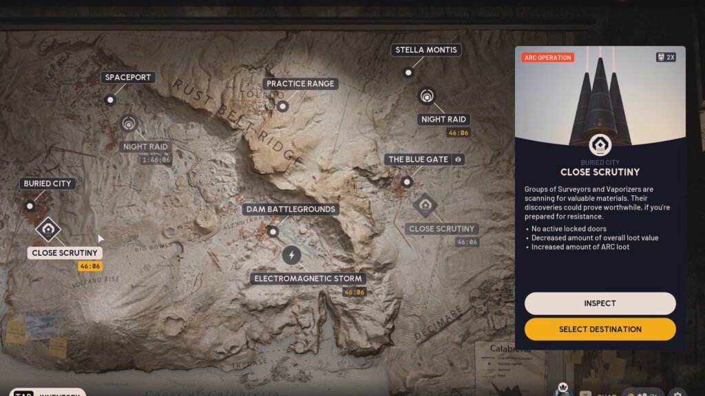 Close Scrutiny map condition | ARC Raiders