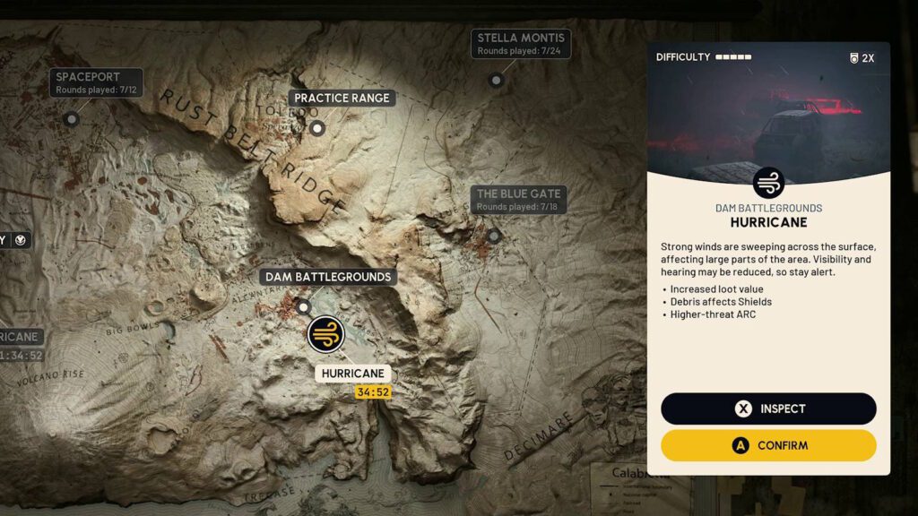 Hurricane map condition | ARC Raiders