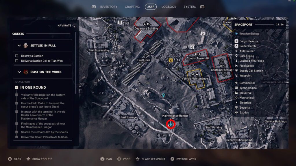 Maintenance Hangar south | ARC Raiders
